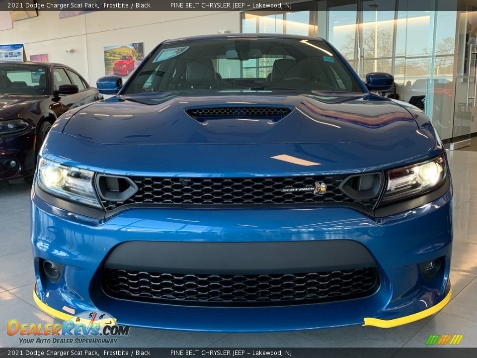 2021 Dodge Charger Scat Pack Frostbite / Black Photo #2