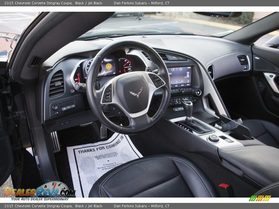 2015 Chevrolet Corvette Stingray Coupe Black / Jet Black Photo #10