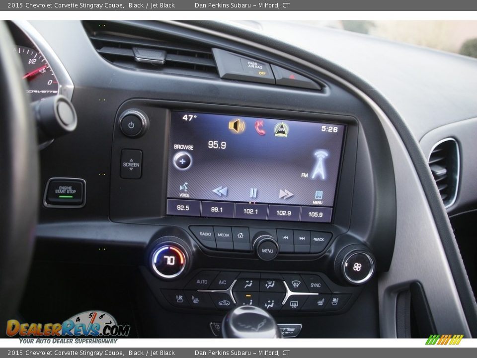 2015 Chevrolet Corvette Stingray Coupe Black / Jet Black Photo #16