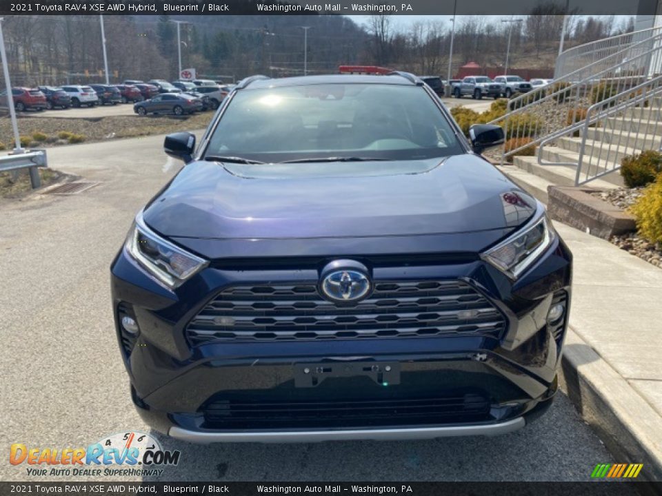 2021 Toyota RAV4 XSE AWD Hybrid Blueprint / Black Photo #12