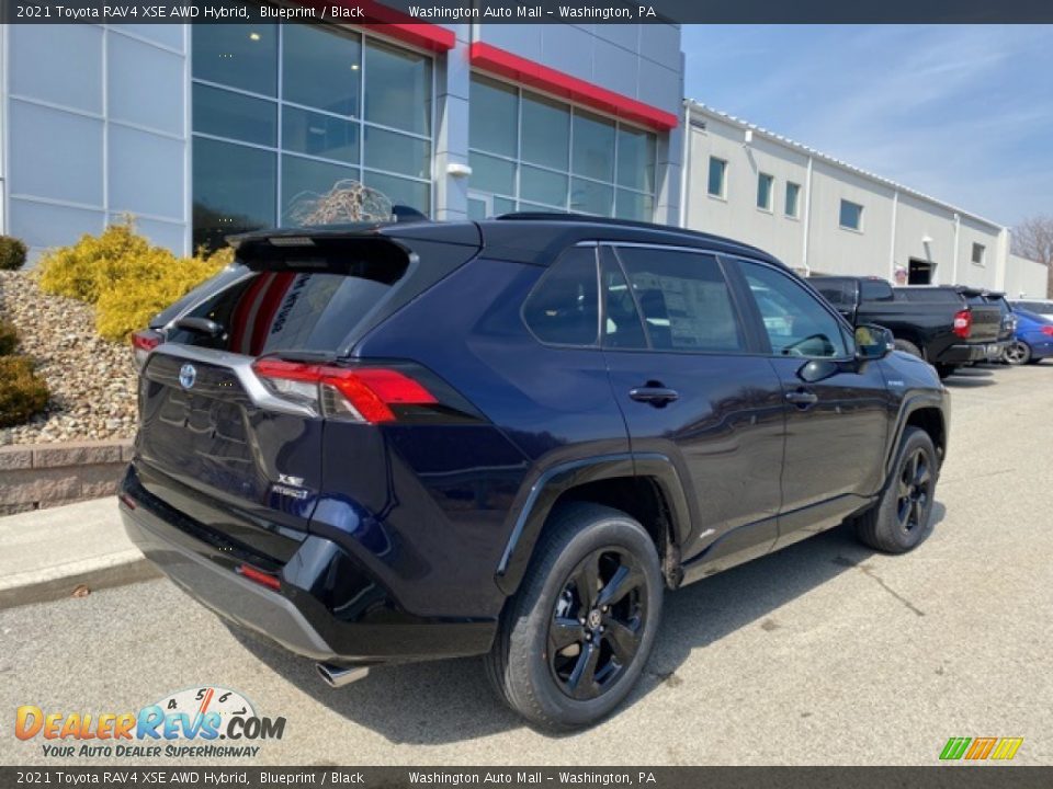 2021 Toyota RAV4 XSE AWD Hybrid Blueprint / Black Photo #14