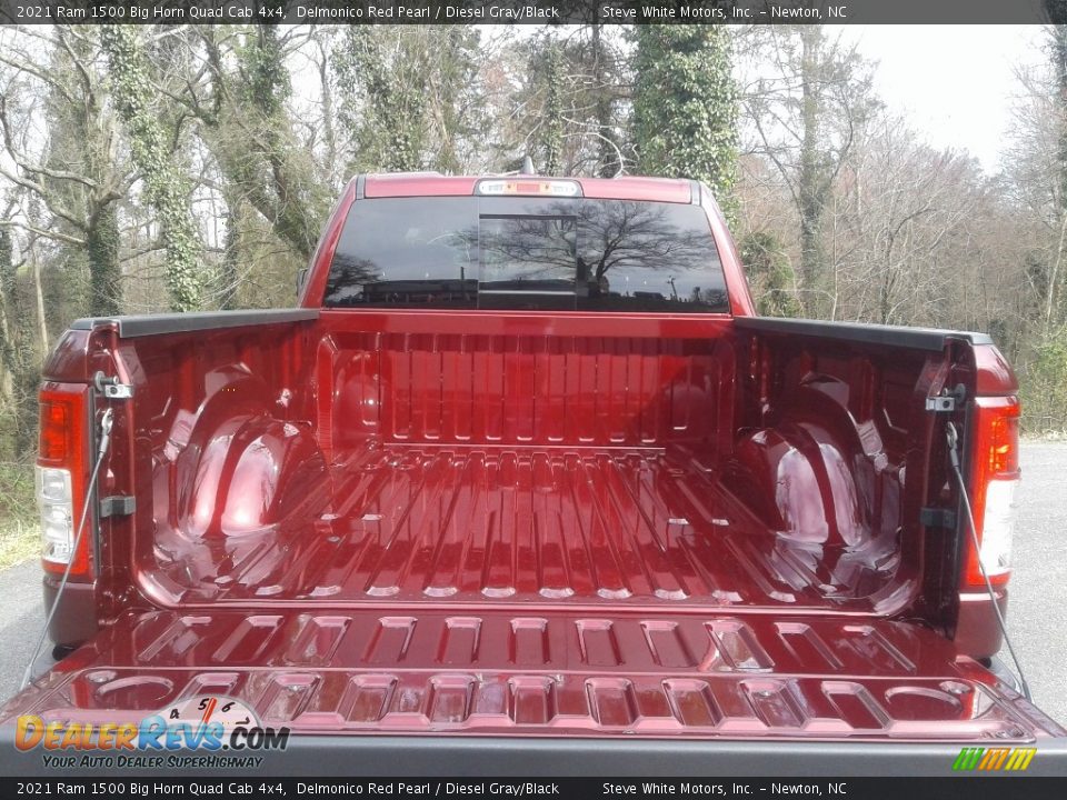 2021 Ram 1500 Big Horn Quad Cab 4x4 Delmonico Red Pearl / Diesel Gray/Black Photo #8