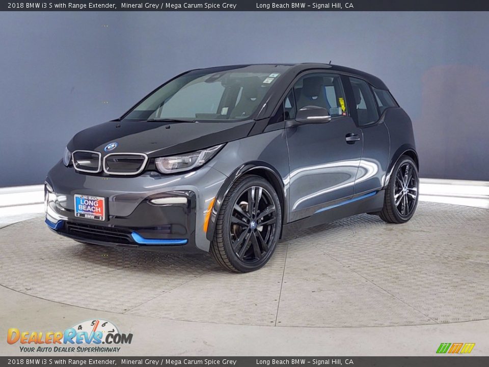 2018 BMW i3 S with Range Extender Mineral Grey / Mega Carum Spice Grey Photo #3