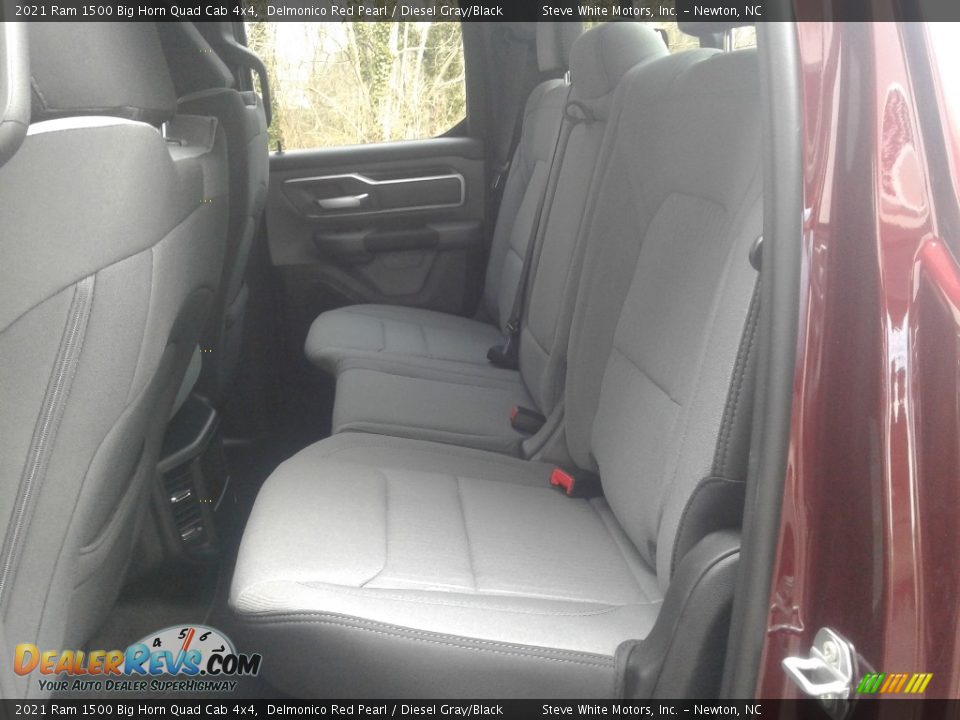 2021 Ram 1500 Big Horn Quad Cab 4x4 Delmonico Red Pearl / Diesel Gray/Black Photo #14