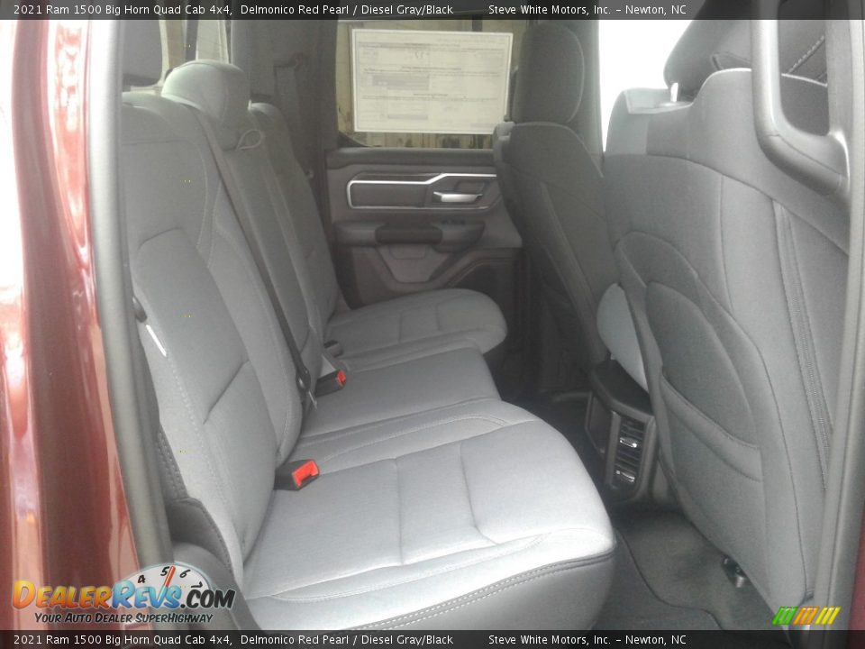 2021 Ram 1500 Big Horn Quad Cab 4x4 Delmonico Red Pearl / Diesel Gray/Black Photo #16