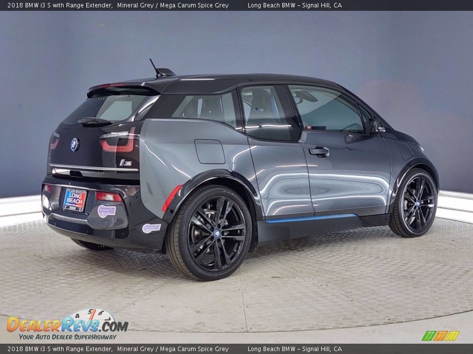 2018 BMW i3 S with Range Extender Mineral Grey / Mega Carum Spice Grey Photo #5