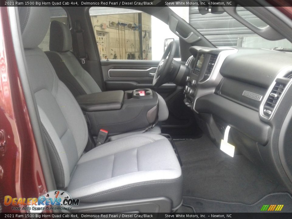 2021 Ram 1500 Big Horn Quad Cab 4x4 Delmonico Red Pearl / Diesel Gray/Black Photo #17