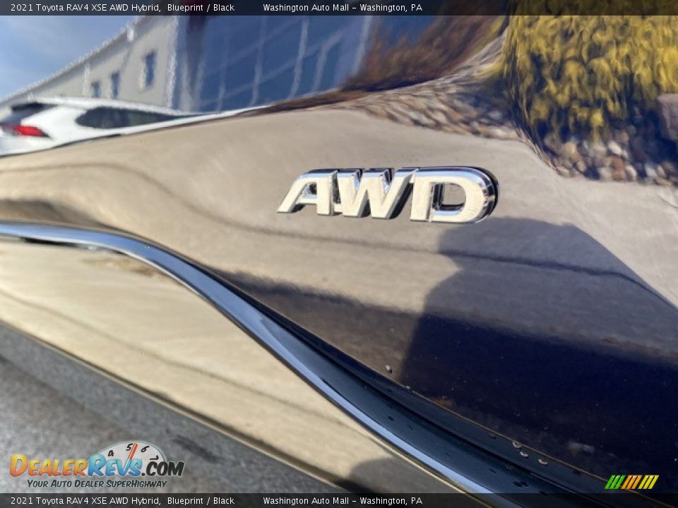 2021 Toyota RAV4 XSE AWD Hybrid Blueprint / Black Photo #27