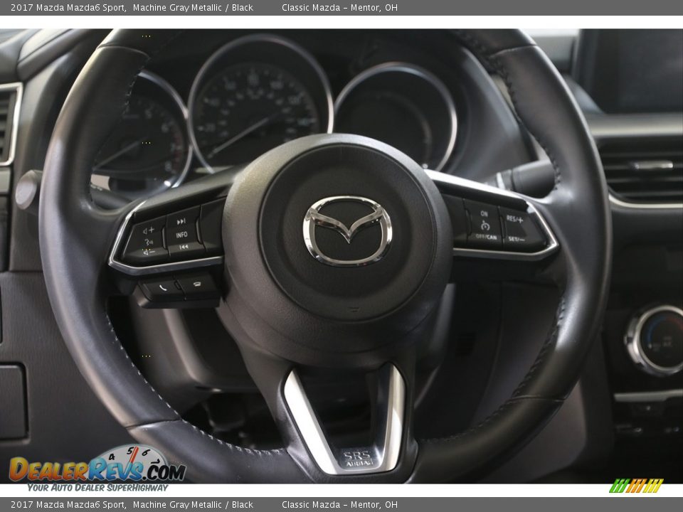 2017 Mazda Mazda6 Sport Machine Gray Metallic / Black Photo #7