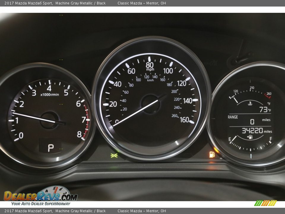 2017 Mazda Mazda6 Sport Machine Gray Metallic / Black Photo #8