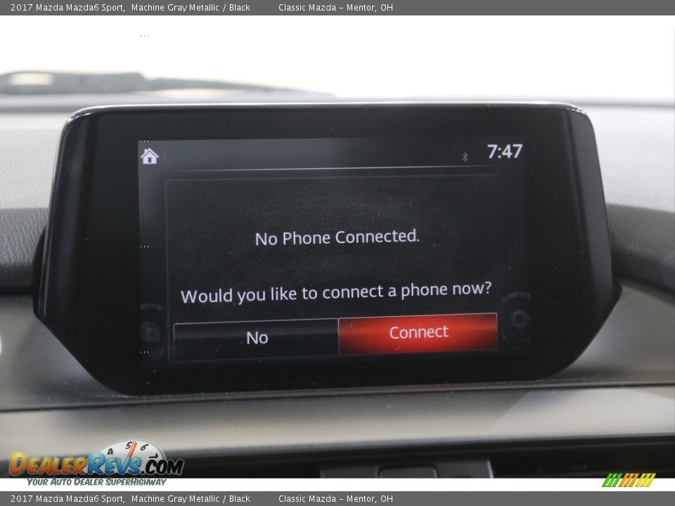 2017 Mazda Mazda6 Sport Machine Gray Metallic / Black Photo #10