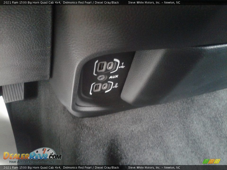 2021 Ram 1500 Big Horn Quad Cab 4x4 Delmonico Red Pearl / Diesel Gray/Black Photo #26