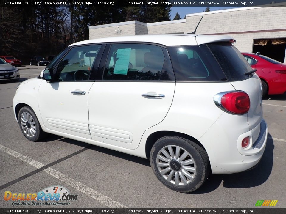 2014 Fiat 500L Easy Bianco (White) / Nero/Grigio (Black/Grey) Photo #2