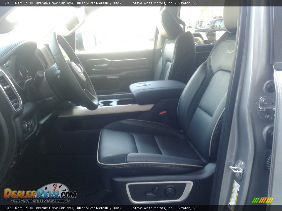 2021 Ram 1500 Laramie Crew Cab 4x4 Billet Silver Metallic / Black Photo #11