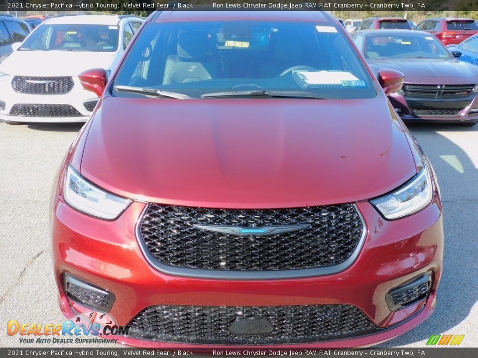 2021 Chrysler Pacifica Hybrid Touring Velvet Red Pearl / Black Photo #2