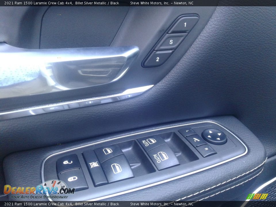 2021 Ram 1500 Laramie Crew Cab 4x4 Billet Silver Metallic / Black Photo #12
