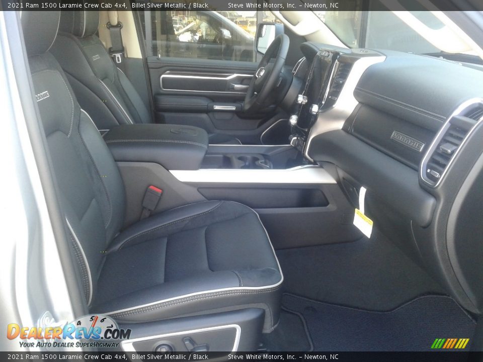 2021 Ram 1500 Laramie Crew Cab 4x4 Billet Silver Metallic / Black Photo #17