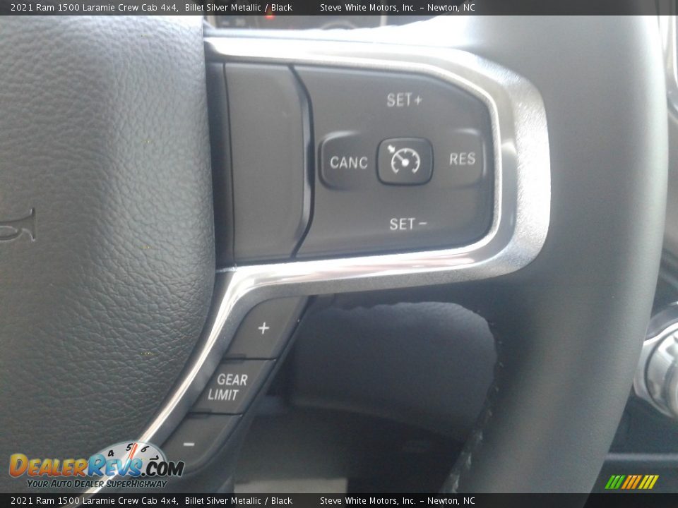 2021 Ram 1500 Laramie Crew Cab 4x4 Billet Silver Metallic / Black Photo #20