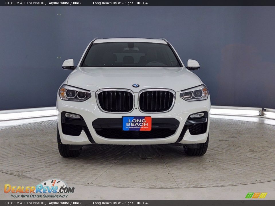 2018 BMW X3 xDrive30i Alpine White / Black Photo #2