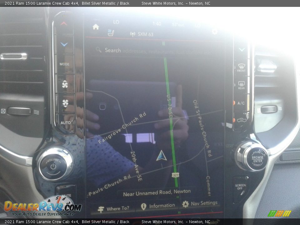 2021 Ram 1500 Laramie Crew Cab 4x4 Billet Silver Metallic / Black Photo #24