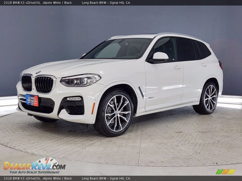 2018 BMW X3 xDrive30i Alpine White / Black Photo #3