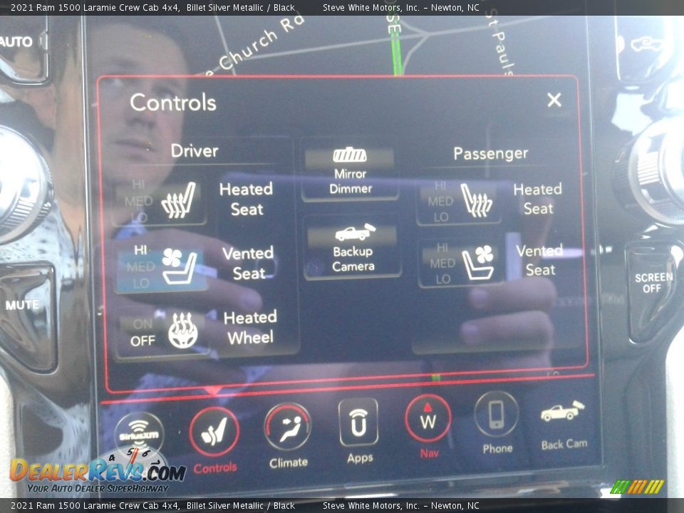 2021 Ram 1500 Laramie Crew Cab 4x4 Billet Silver Metallic / Black Photo #25