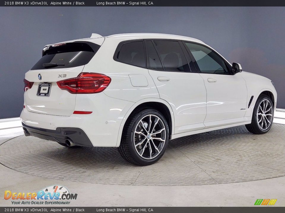 2018 BMW X3 xDrive30i Alpine White / Black Photo #5