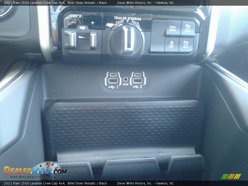 2021 Ram 1500 Laramie Crew Cab 4x4 Billet Silver Metallic / Black Photo #27