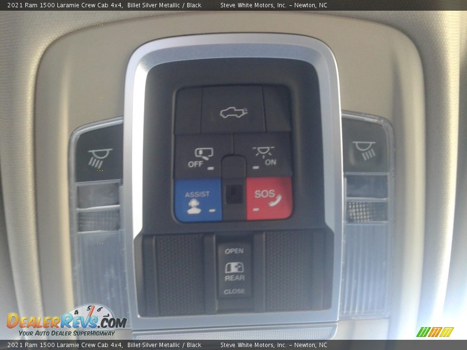 2021 Ram 1500 Laramie Crew Cab 4x4 Billet Silver Metallic / Black Photo #31
