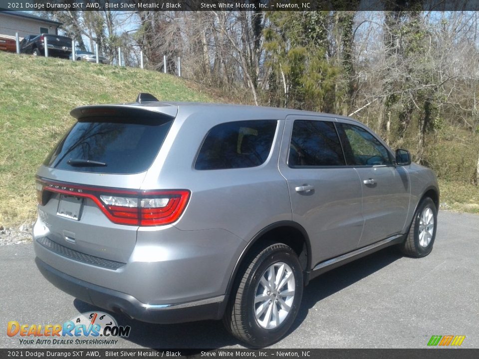 2021 Dodge Durango SXT AWD Billet Silver Metallic / Black Photo #6