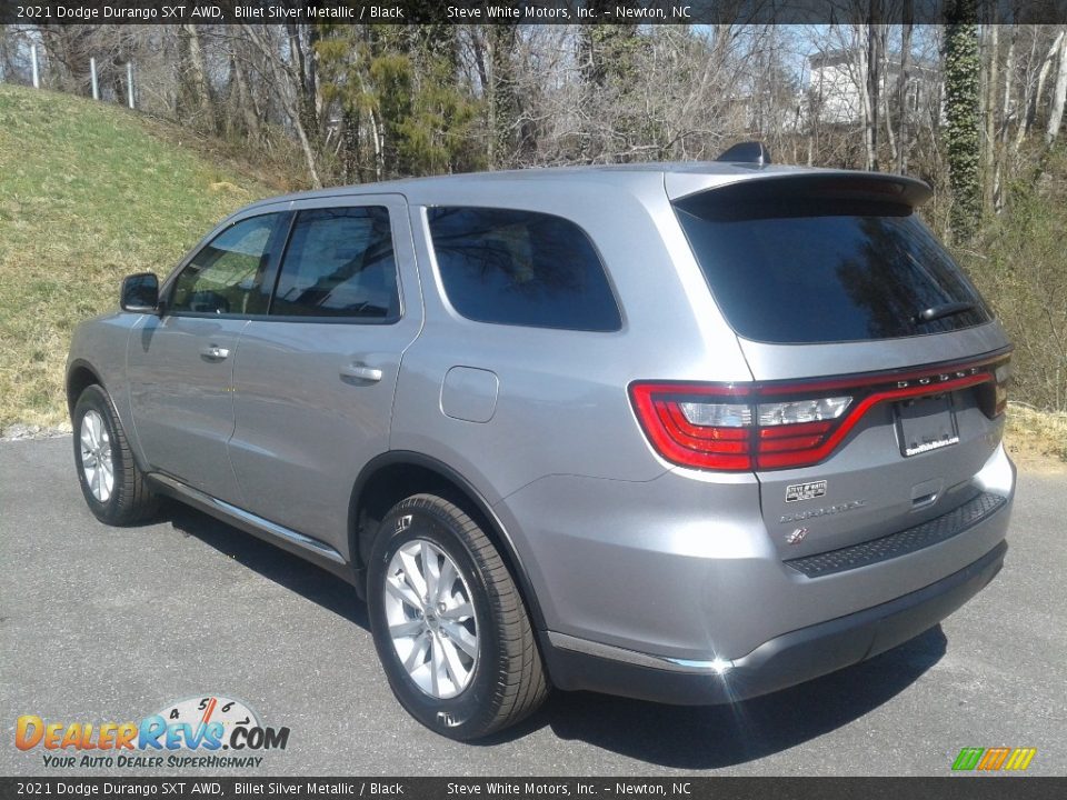 2021 Dodge Durango SXT AWD Billet Silver Metallic / Black Photo #8