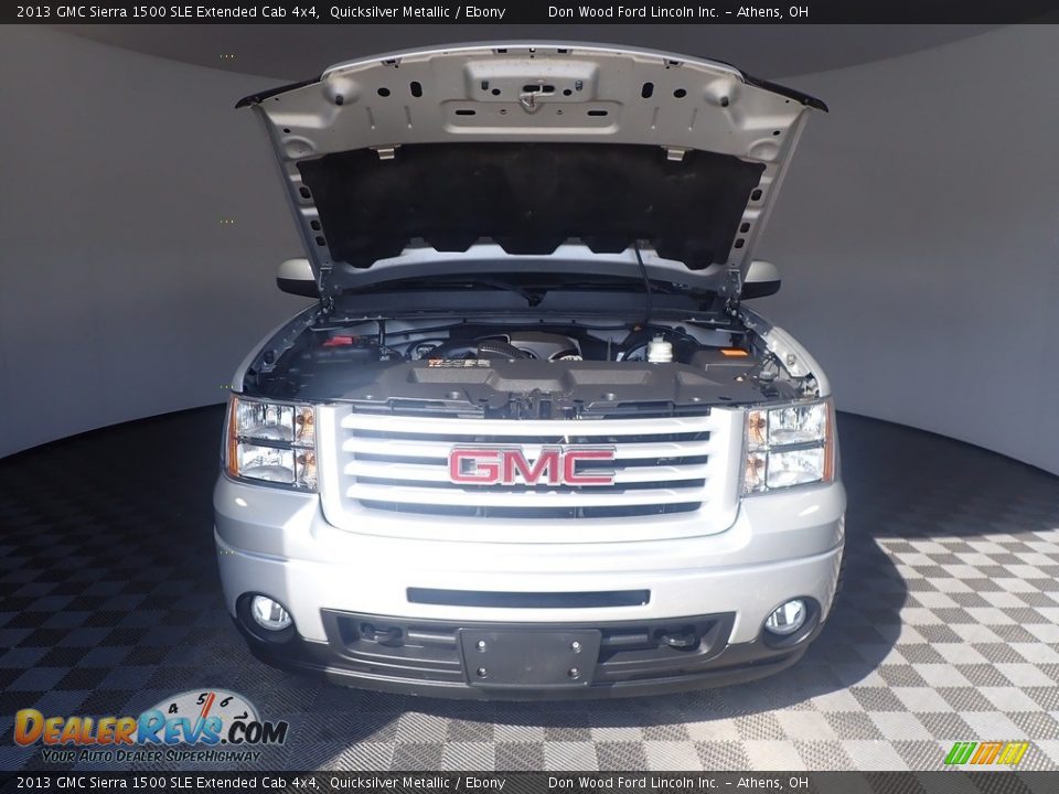2013 GMC Sierra 1500 SLE Extended Cab 4x4 Quicksilver Metallic / Ebony Photo #5