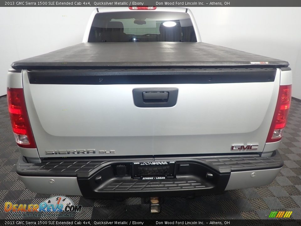 2013 GMC Sierra 1500 SLE Extended Cab 4x4 Quicksilver Metallic / Ebony Photo #12