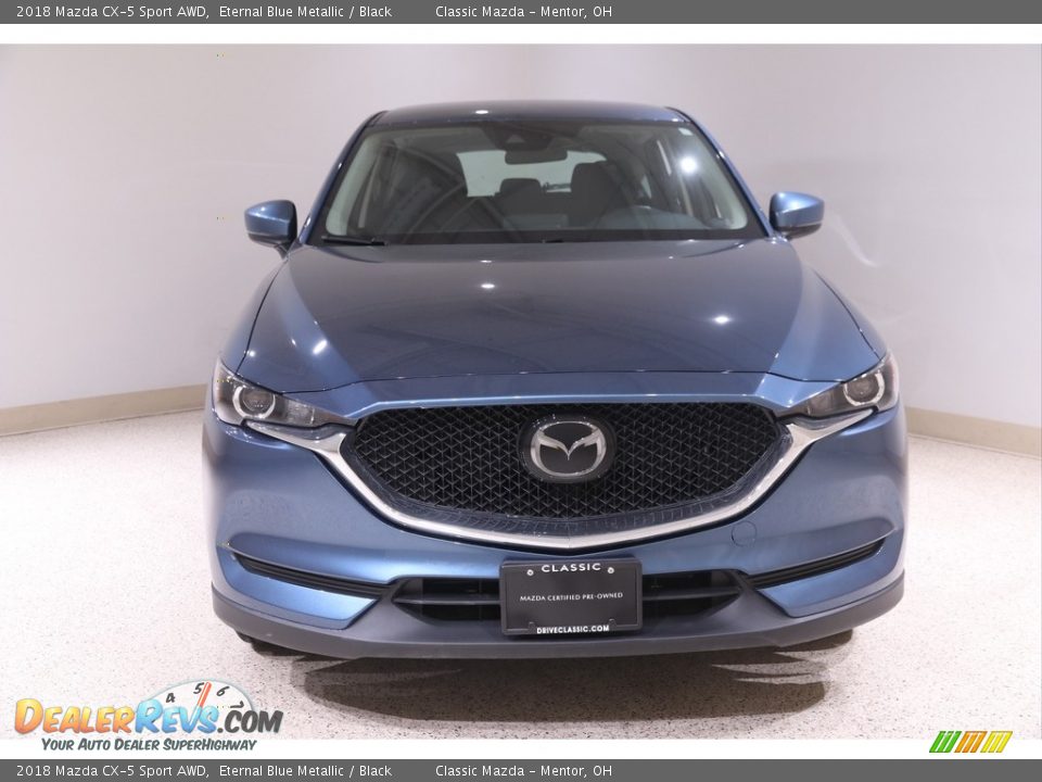 2018 Mazda CX-5 Sport AWD Eternal Blue Metallic / Black Photo #2