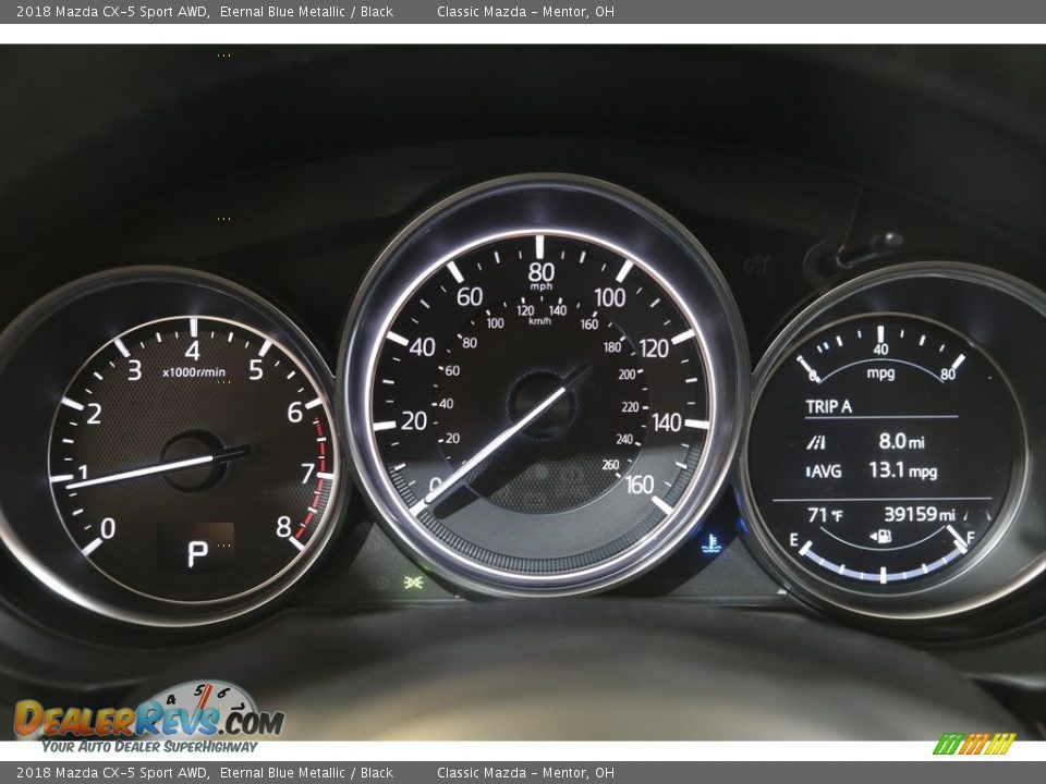 2018 Mazda CX-5 Sport AWD Eternal Blue Metallic / Black Photo #8