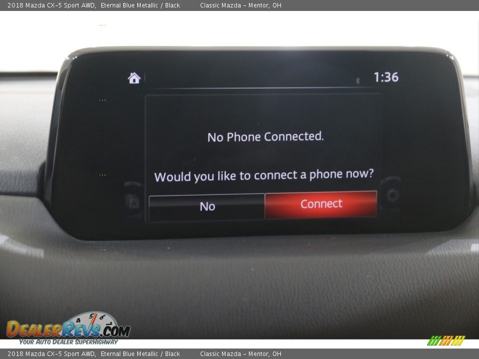 2018 Mazda CX-5 Sport AWD Eternal Blue Metallic / Black Photo #10