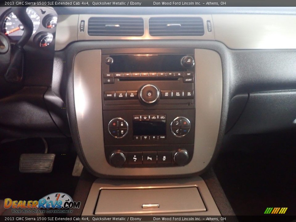 2013 GMC Sierra 1500 SLE Extended Cab 4x4 Quicksilver Metallic / Ebony Photo #23