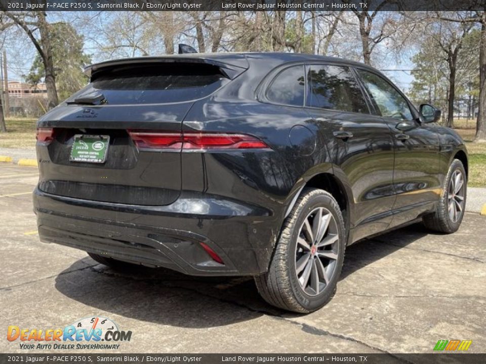 2021 Jaguar F-PACE P250 S Santorini Black / Ebony/Light Oyster Photo #3