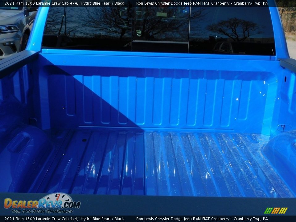 2021 Ram 1500 Laramie Crew Cab 4x4 Hydro Blue Pearl / Black Photo #7