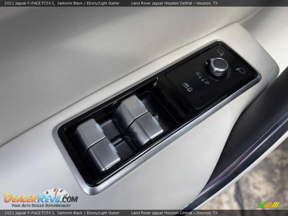 2021 Jaguar F-PACE P250 S Santorini Black / Ebony/Light Oyster Photo #14