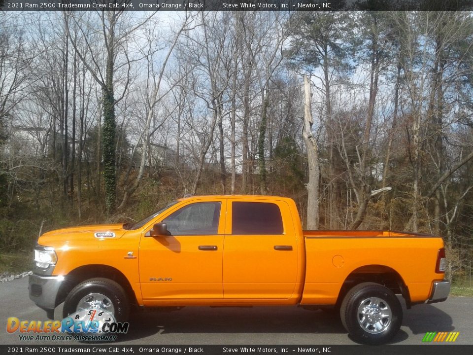 2021 Ram 2500 Tradesman Crew Cab 4x4 Omaha Orange / Black Photo #1