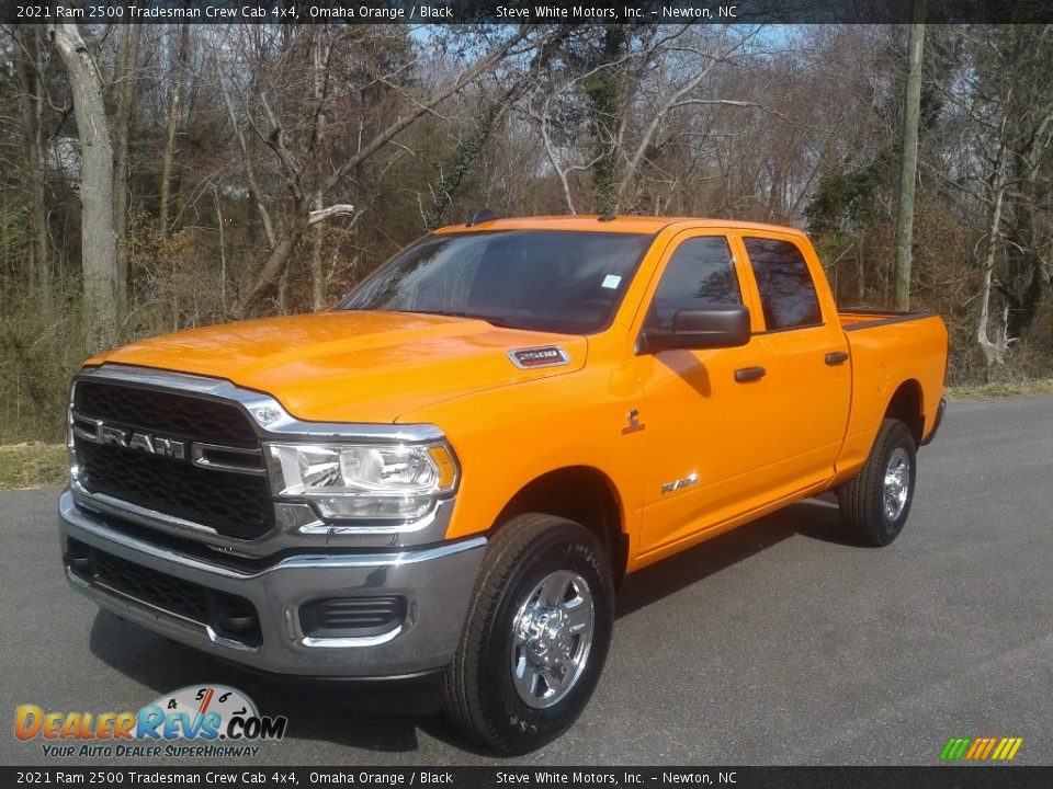 2021 Ram 2500 Tradesman Crew Cab 4x4 Omaha Orange / Black Photo #2