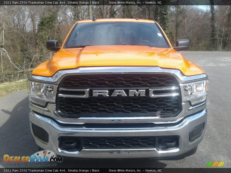 2021 Ram 2500 Tradesman Crew Cab 4x4 Omaha Orange / Black Photo #3