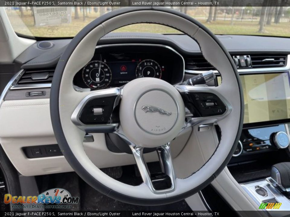 2021 Jaguar F-PACE P250 S Steering Wheel Photo #19