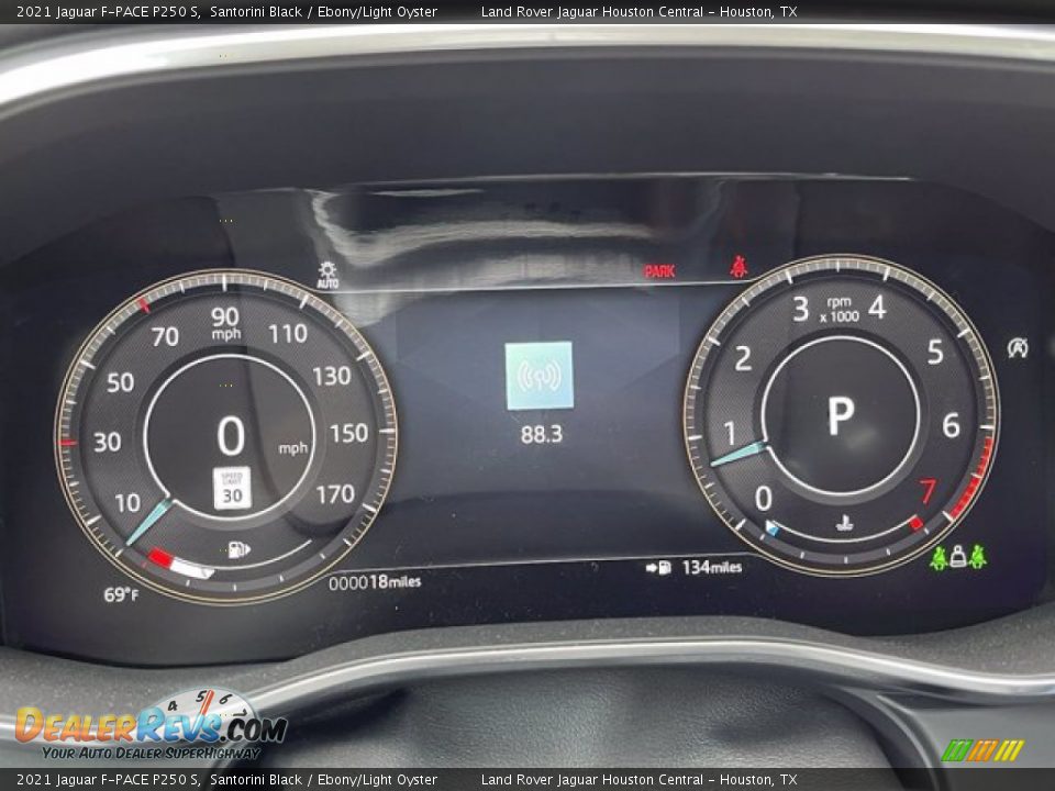 2021 Jaguar F-PACE P250 S Gauges Photo #20