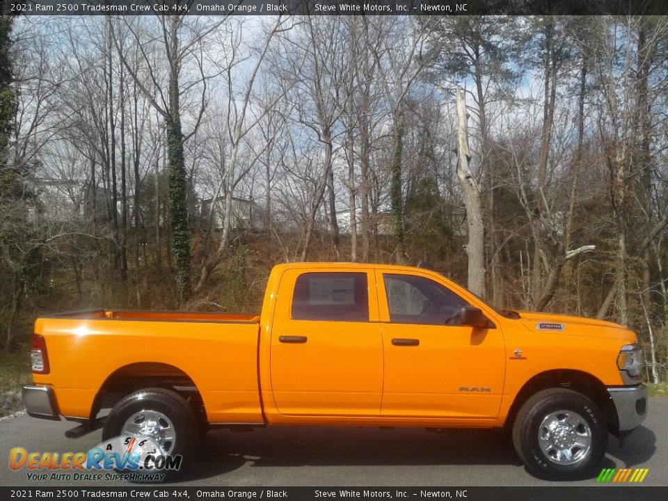 2021 Ram 2500 Tradesman Crew Cab 4x4 Omaha Orange / Black Photo #5