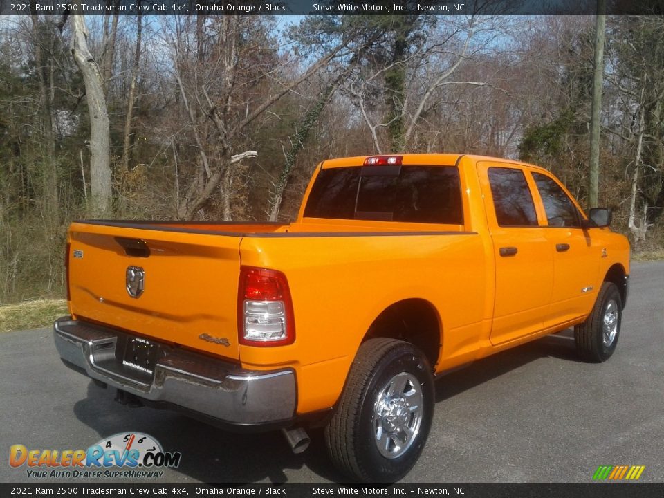 2021 Ram 2500 Tradesman Crew Cab 4x4 Omaha Orange / Black Photo #6
