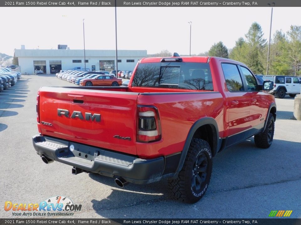 2021 Ram 1500 Rebel Crew Cab 4x4 Flame Red / Black Photo #5