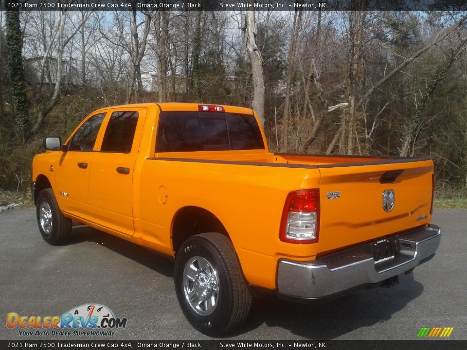 2021 Ram 2500 Tradesman Crew Cab 4x4 Omaha Orange / Black Photo #9