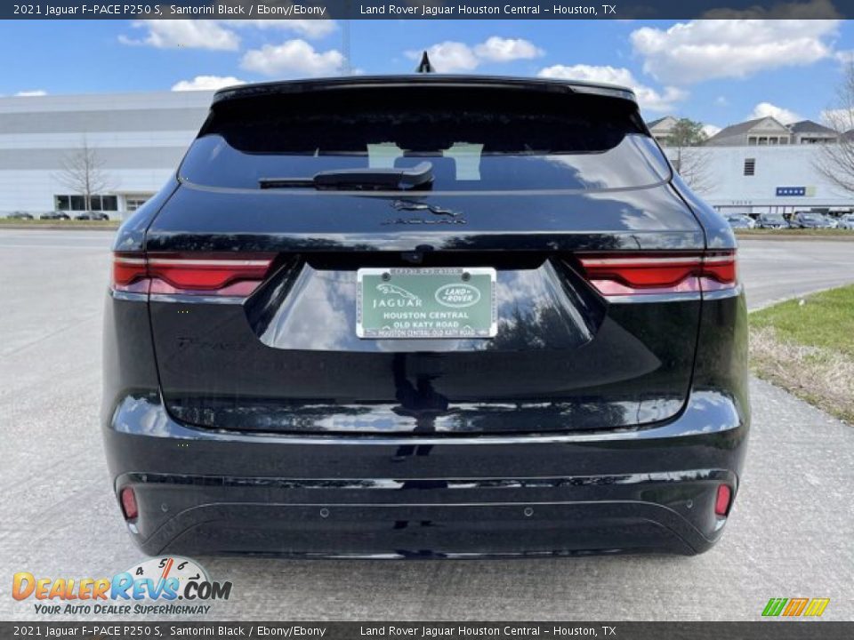 2021 Jaguar F-PACE P250 S Santorini Black / Ebony/Ebony Photo #9